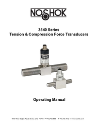 Thumbnail of document Manual - 3540 Series Tension & Compression Force Transducers